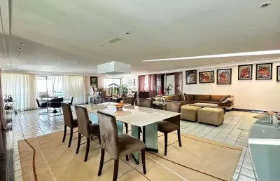 Apartamento à venda com 428m2, 4 suítes, sala 4 ambientes, lavabo e 5 vagas.no edf. carmel park, pa
