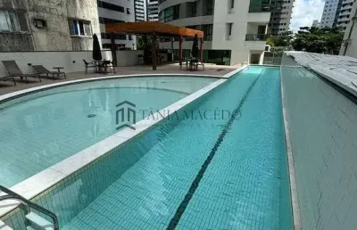 Apartamento à venda com 124m², 4 dormitórios sendo 2 suítes, vista mar, lazer completo, 2 vagas , b