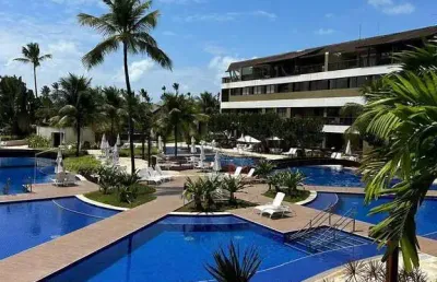 Flat à venda com 60,32m², com mobília, 2 dormitórios (sendo 1 suíte), varanda, sala,muro alto, ipoj
