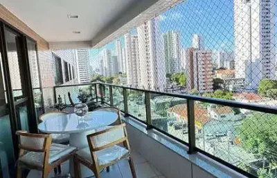Apartamento à venda, edf. maria carolina montenegro,  4 suites, lazer completo -madalena, recife, p