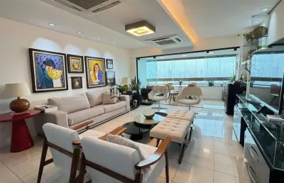 Apartamento à venda, 4 dormitórios com 3 suites, 3 vagas de garagem- poço, recife, pe