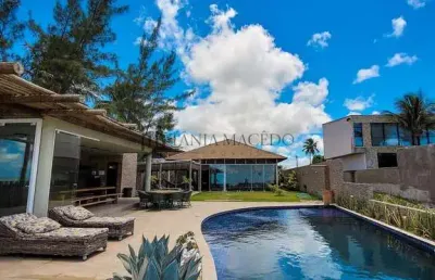 Linda casa na beira mar de serrambi, 7 suites, piscina, lazer, área gourmet, à venda, serrambi, ipo