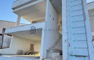 Linda casa em fase de finalização, more no alphaville pe 2 à venda, vargem fria, jaboatão dos guara