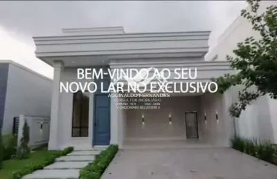 Casa new clássica condomínio fechado belvedere 2 cuiabá mt