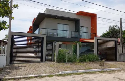 Sobrado para venda em matinhos, balneário albatroz, 3 dormitórios, 1 suíte, 2 banheiros, 1 vaga