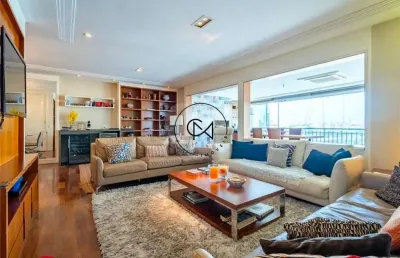 Luxuoso apartamento com 3 suítes e 4 banheiros à venda, 208 m² em pinheiros