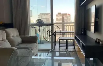 Apartamento para venda na vila romana, sp,  2 drs, 1 ste, 1 vg, 62m2, mobiliado