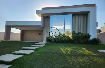 Casa cond. toda mobiliada alto padrão, 3 suítes à venda, 288 m² por r$ 2.800.000