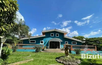 Chácara com 5 dormitórios, 9804 m² - venda por r$ 3.000.000,00 ou aluguel por r$ 14.323,62/mês - bosque dos pinheirinhos - jundiaí/sp