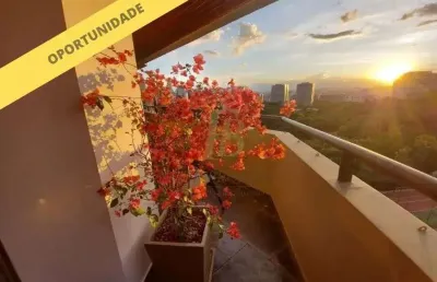 Apartamento com vista única para o pôr do sol no morumbi-sp