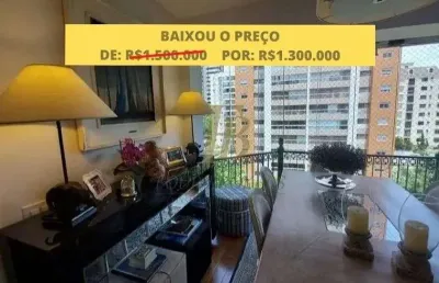 Apartamento mobiliado com 123 m2 , 2 suítes no real parque