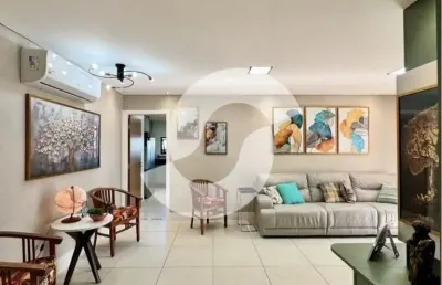 Cobertura exclusiva em piratininga – vista lagoa e praia, 219m², porteira fechada