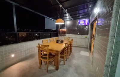 Cobertura  cód. c062, bairro airton sena, 2 vgs, 4 quartos/suíte, área gourmet e elevador. região de ipatinga