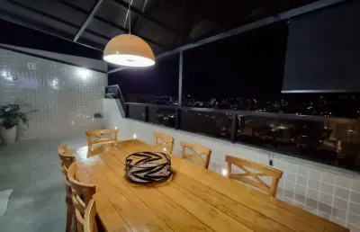 Cobertura  cód. c062, bairro airton sena, 2 vgs, 4 quartos/suíte, área gourmet e elevador. região de ipatinga