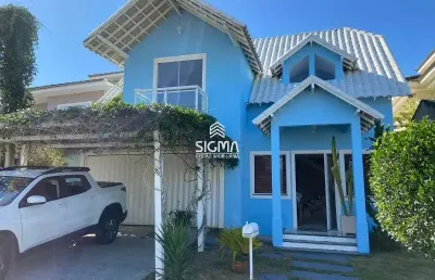 Casa em condomínio fechado com 4 quartos à venda na avenida ricardo muylaert salgado, lagoa, macaé por r$ 890.000