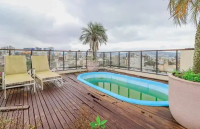 Cobertura com 3 quartos à venda na avenida encantado, 62, petrópolis, porto alegre por r$ 1.970.000