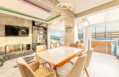 Cobertura com 3 quartos à venda na rua professor cristiano fischer, 892, petrópolis, porto alegre por r$ 1.290.000