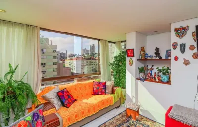 Cobertura com 3 quartos à venda na rua vicente da fontoura, 1993, rio branco, porto alegre por r$ 1.099.000