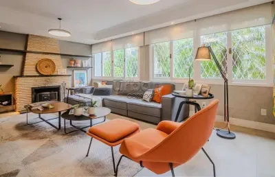 Casa em condomínio fechado com 4 quartos à venda na avenida palmeira, 510, petrópolis, porto alegre por r$ 2.650.000