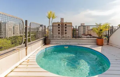 Cobertura com 3 quartos à venda na rua heretiano rocha, 76, petrópolis, porto alegre por r$ 1.277.000