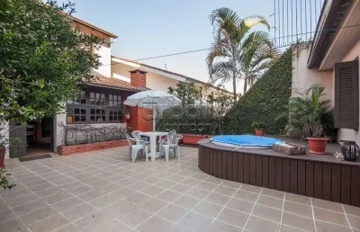 Casa em condomínio fechado com 3 quartos à venda na rua monte alverne, 56, chácara das pedras, porto alegre por r$ 850.000