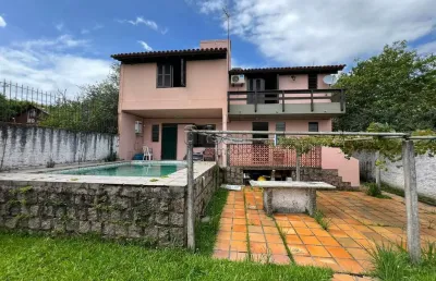 Casa em condomínio fechado com 3 quartos à venda na estrada retiro da ponta grossa, 3793, ponta grossa, porto alegre por r$ 480.000
