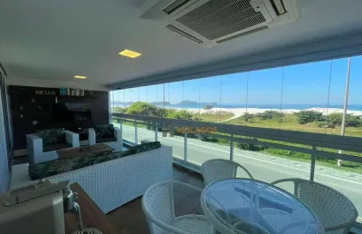 Apartamento com 4 dormitórios à venda, 180 m² por r$ 2.700.000,00 - praia do forte - cabo frio/rj