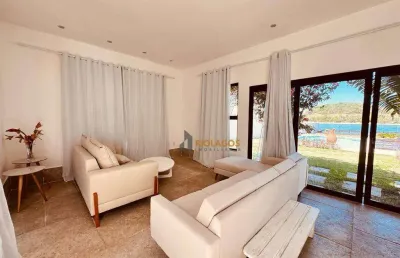 Casa com 4 dormitórios, 500 m² - venda por r$ 4.600.000,00 ou aluguel por r$ 24.166,67/mês - portinho - cabo frio/rj