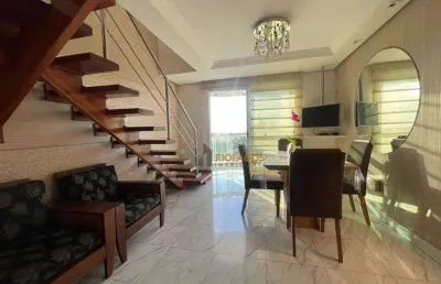 Cobertura com 3 dormitórios à venda, 194 m² por r$ 1.250.000,00 - braga - cabo frio/rj