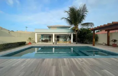Casa com 3 dormitórios à venda, 210 m² por r$ 2.200.000,00 - palmeiras - cabo frio/rj