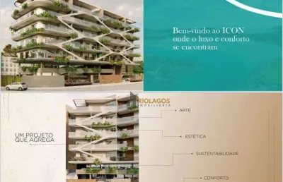 Apartamento com 1 dormitório à venda, 55 m² por r$ 599.192,55 - passagem - cabo frio/rj