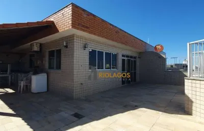 Cobertura com 4 dormitórios à venda, 220 m² por r$ 800.000,00 - praia do forte - cabo frio/rj