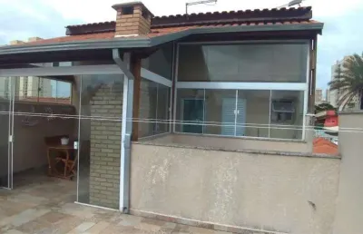 Cobertura 2dorms (1suíte) mobiliada na v. leopoldina - santo andré | co0027