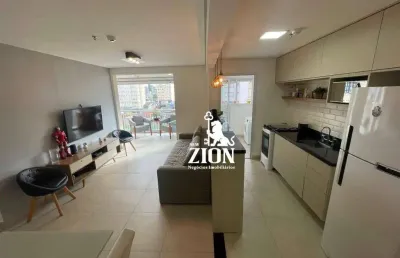 Apartamento com 1 dormitório, 60 m² - venda por r$ 720.000 ou aluguel por r$ 4.700/mês - santana - são paulo/sp