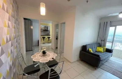 Apartamento residencial à venda, maracanã, praia grande - ap0384.