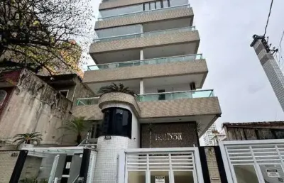 Apartamento com 1 dormitório à venda, 74 m² por r$ 345.000,00 - vila guilhermina - praia grande/sp