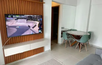 Apartamento com 2 dormitórios à venda, 71 m² por r$ 499.000 - vila assunção - praia grande/sp