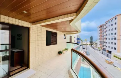 Apartamento com 3 dormitórios à venda, 103 m² por r$ 590.000 - aviação - praia grande/sp