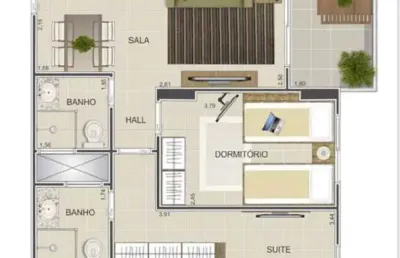 Apartamento com 2 dormitórios à venda, 70 m² por r$ 450.000 - vila assunção - praia grande/sp