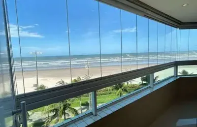 Apartamento com 2 dormitórios à venda, 127 m² por r$ 754.000 - maracanã - praia grande/sp