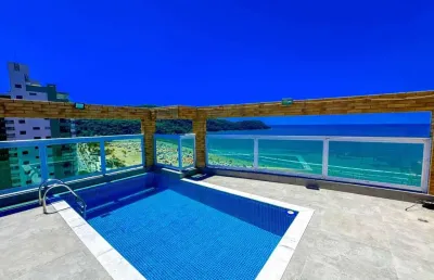 Cobertura com 3 quartos, canto do forte, praia grande - r$ 2.8 mi, cod: 3634