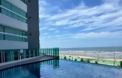 Apartamento com 2 quartos, balneário maracanã, praia grande - r$ 980 mil, cod: 3945