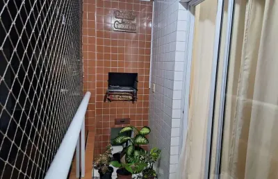 Apartamento com 2 quartos, canto do forte, praia grande - r$ 390 mil, cod: 3957
