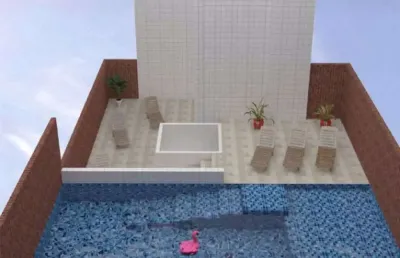 Apartamento com 1 quarto, guilhermina, praia grande - r$ 360 mil, cod: 439