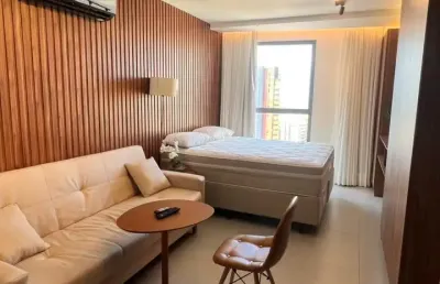 Flat nascente com vista mar | mobiliado e decorado | pronto para morar!