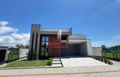 Casa em condomínio fechado com 3 quartos à venda na josé marchi, 02, universitário, tijucas por r$ 2.120.000