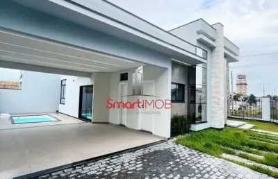 Casa com 3 quartos à venda na aldrago, 1235, areias, tijucas por r$ 1.490.000