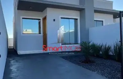 Casa com 2 quartos à venda na luiz santana marques, 671, nova descoberta, tijucas por r$ 309.900