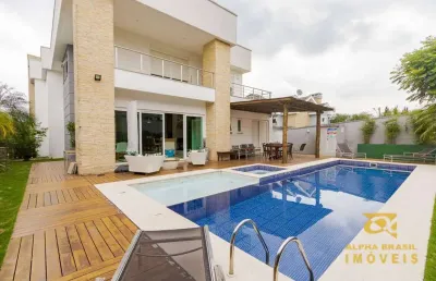 Casa com 4 dormitórios à venda, 551 m² por r$ 4.980.000,00 - alphaville graciosa - pinhais/pr