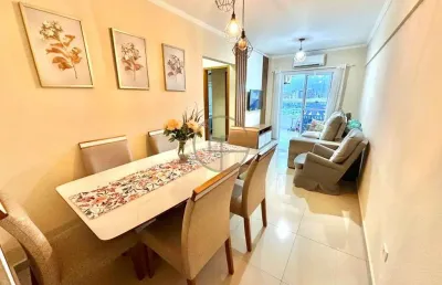 Apartamento mobiliado com sacada gourmet e lazer completo